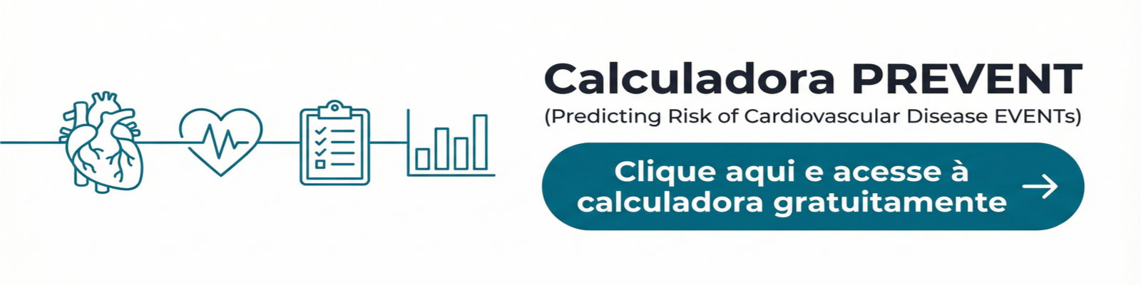 Calculadora PREVENT - Estratifique risco cardiovascular em minutos